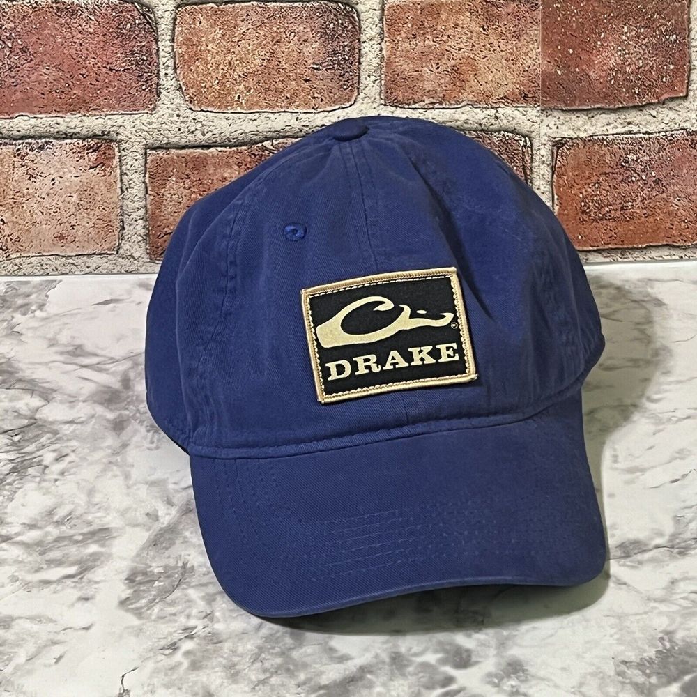Drake Waterfowl Systems Baseball Cap Hat Navy Blue OSFA Adjustable Duck Hunting